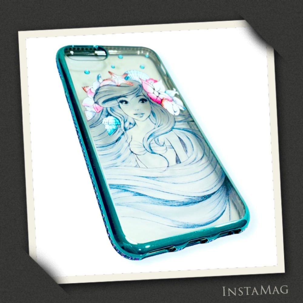 DISNEY D-TECH 'Ariel - Little Mermaid' iPhone 7/6/6S Soft Clear Phone Cover
